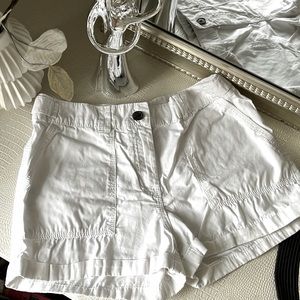 Short shorts! White size 4.